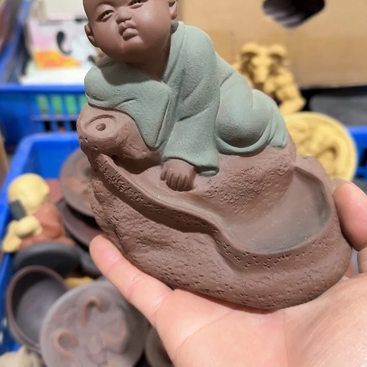 紫砂茶宠雕塑瑕疵茶宠