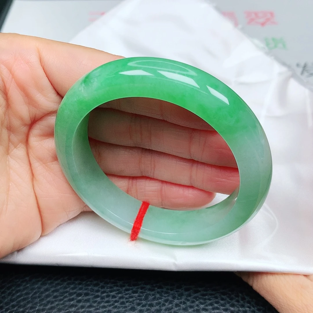 未镶嵌手镯翡翠正阳绿28