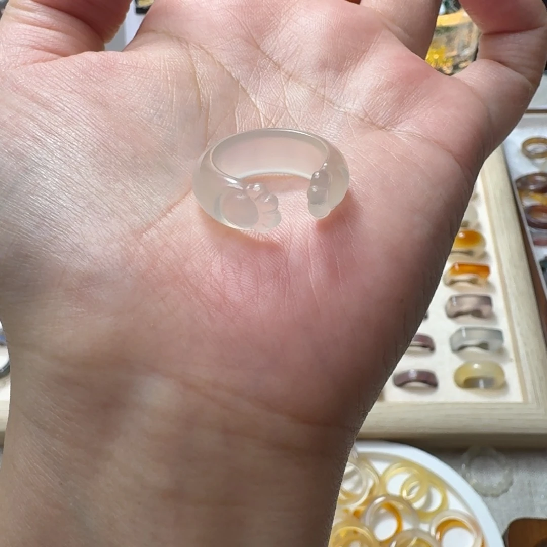 未镶嵌戒指玛瑙/玉髓834港13