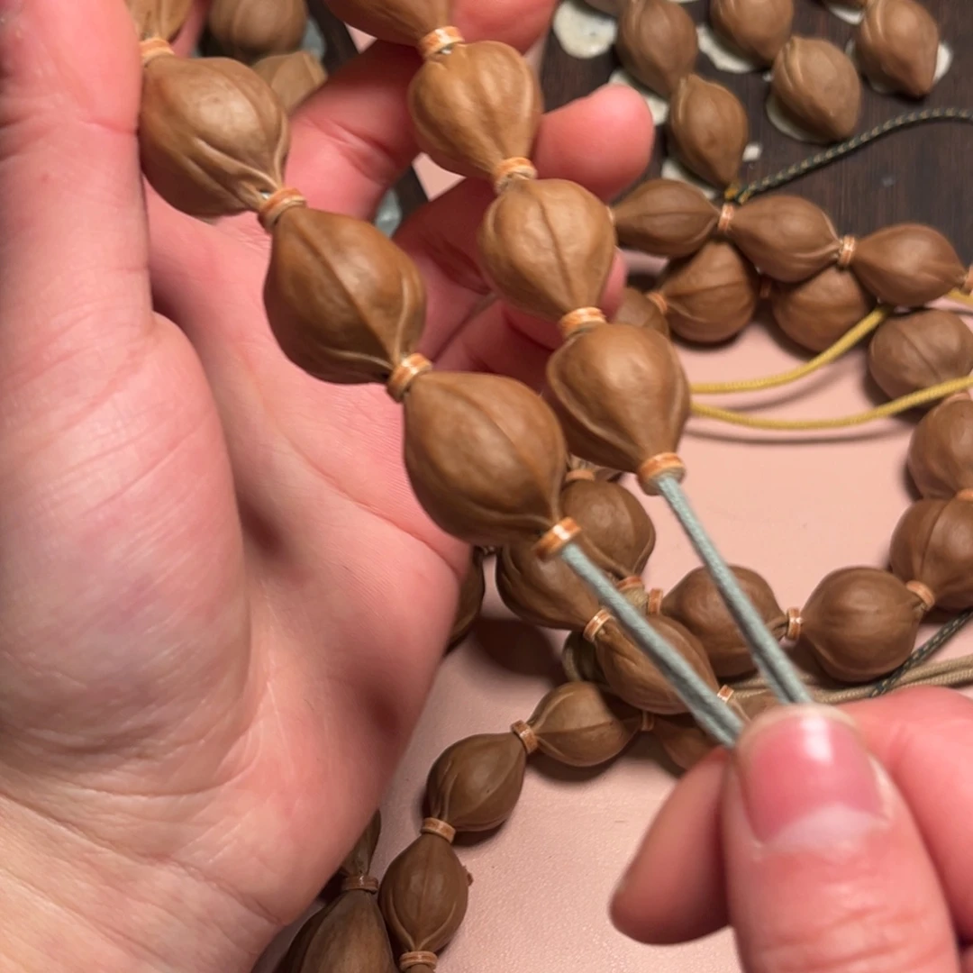 C***X橄榄核手串/手链1824梅林铁核三花三面佛