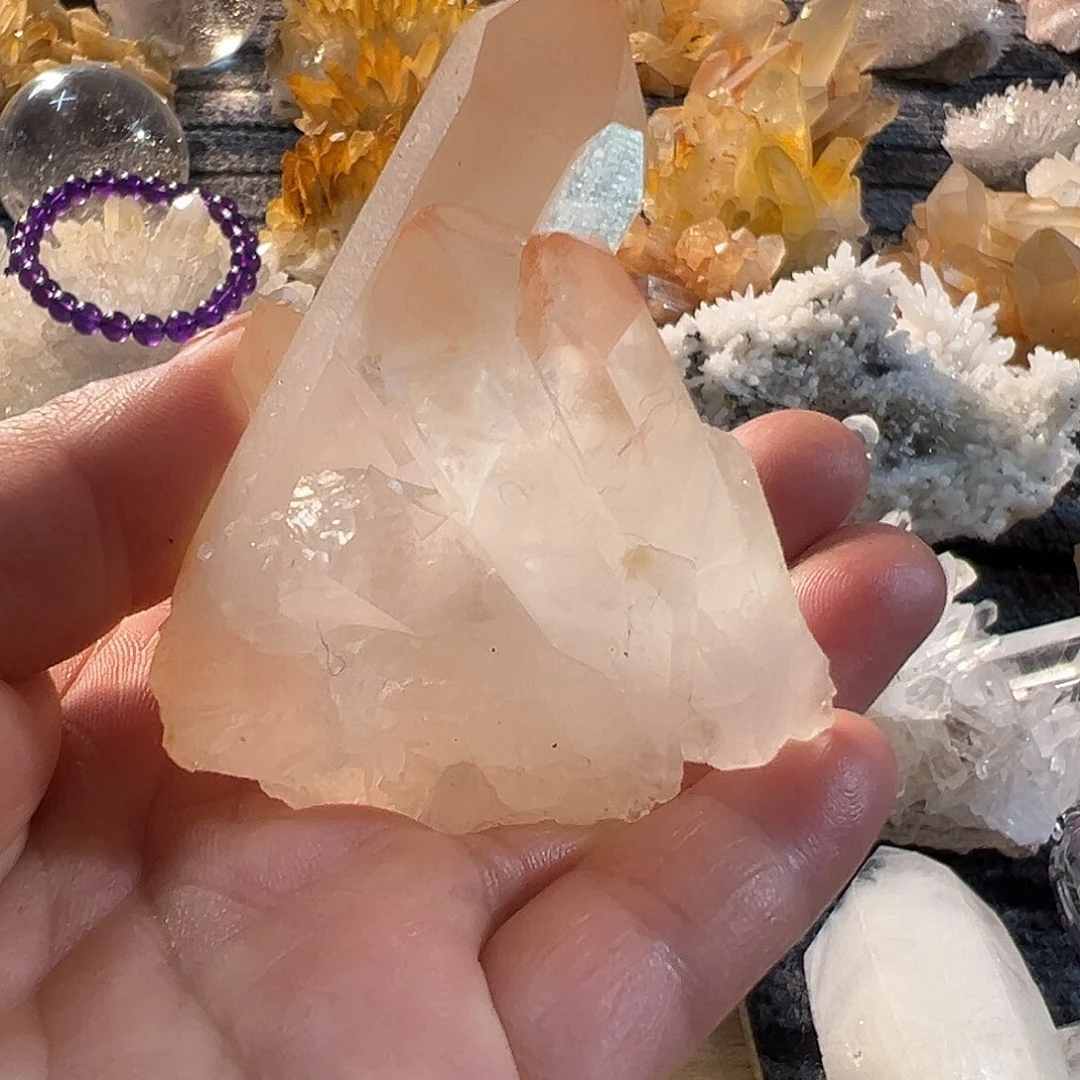 水晶未镶嵌珠宝半成品