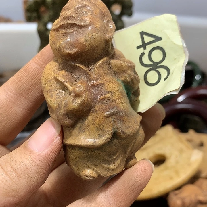 和田玉未镶嵌毛衣链