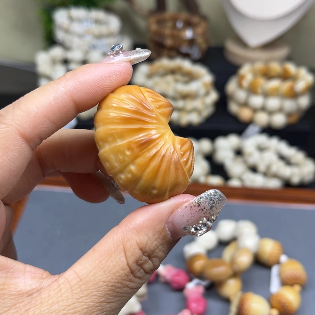 菩提根/象牙果吊坠江***白2.20.121牛角包