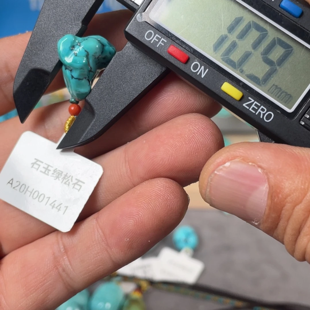 绿松石未镶嵌颈饰