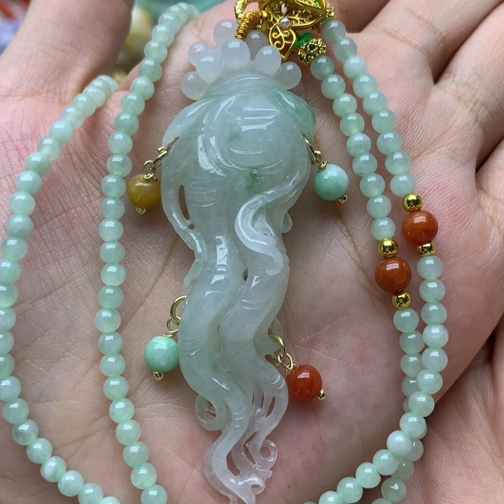 颈饰未镶嵌翡翠翡翠