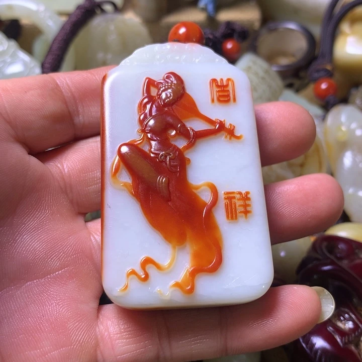 未镶嵌和田玉挂件鸿**头