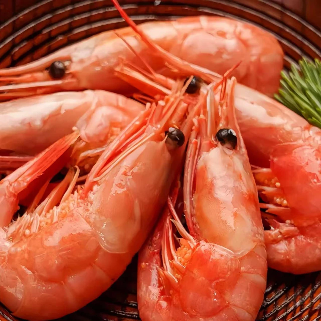 【超大腹籽】北极甜虾60-80/kg 三斤 缓化即食 无黑头10%青花头