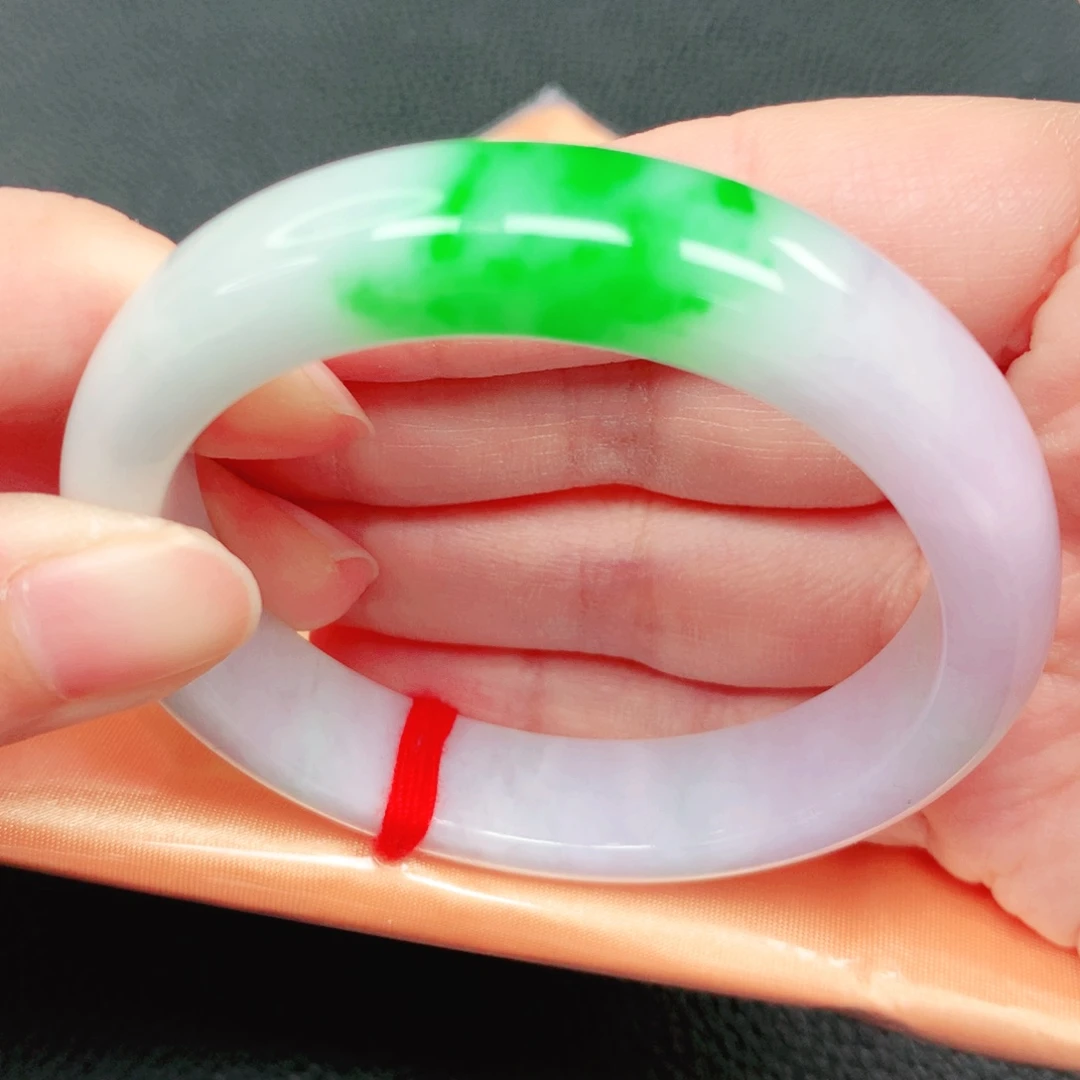 翡翠未镶嵌手镯53圈