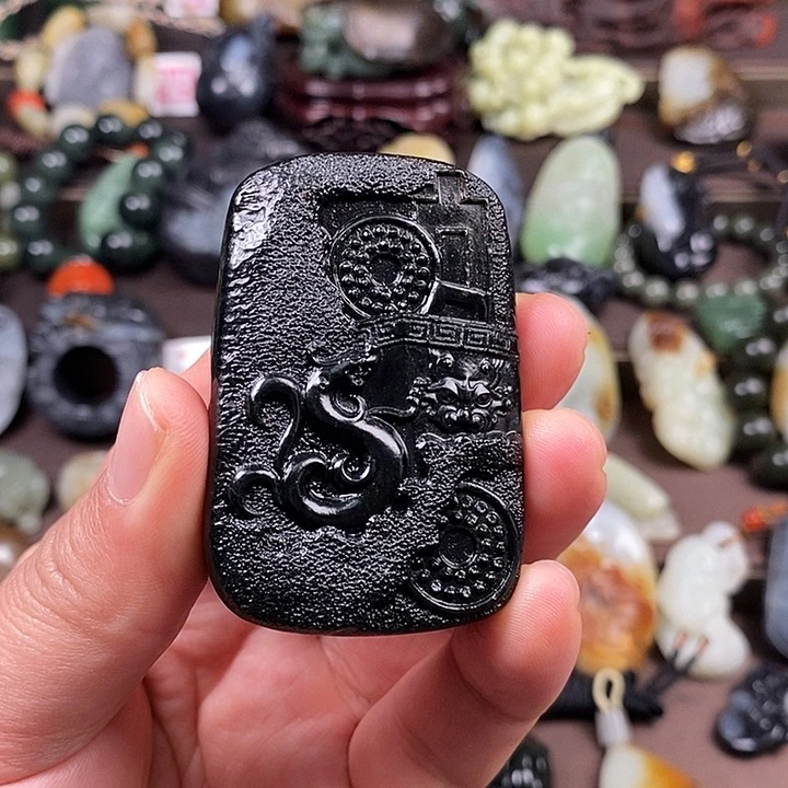 和田玉挂件未镶嵌逍*鱼