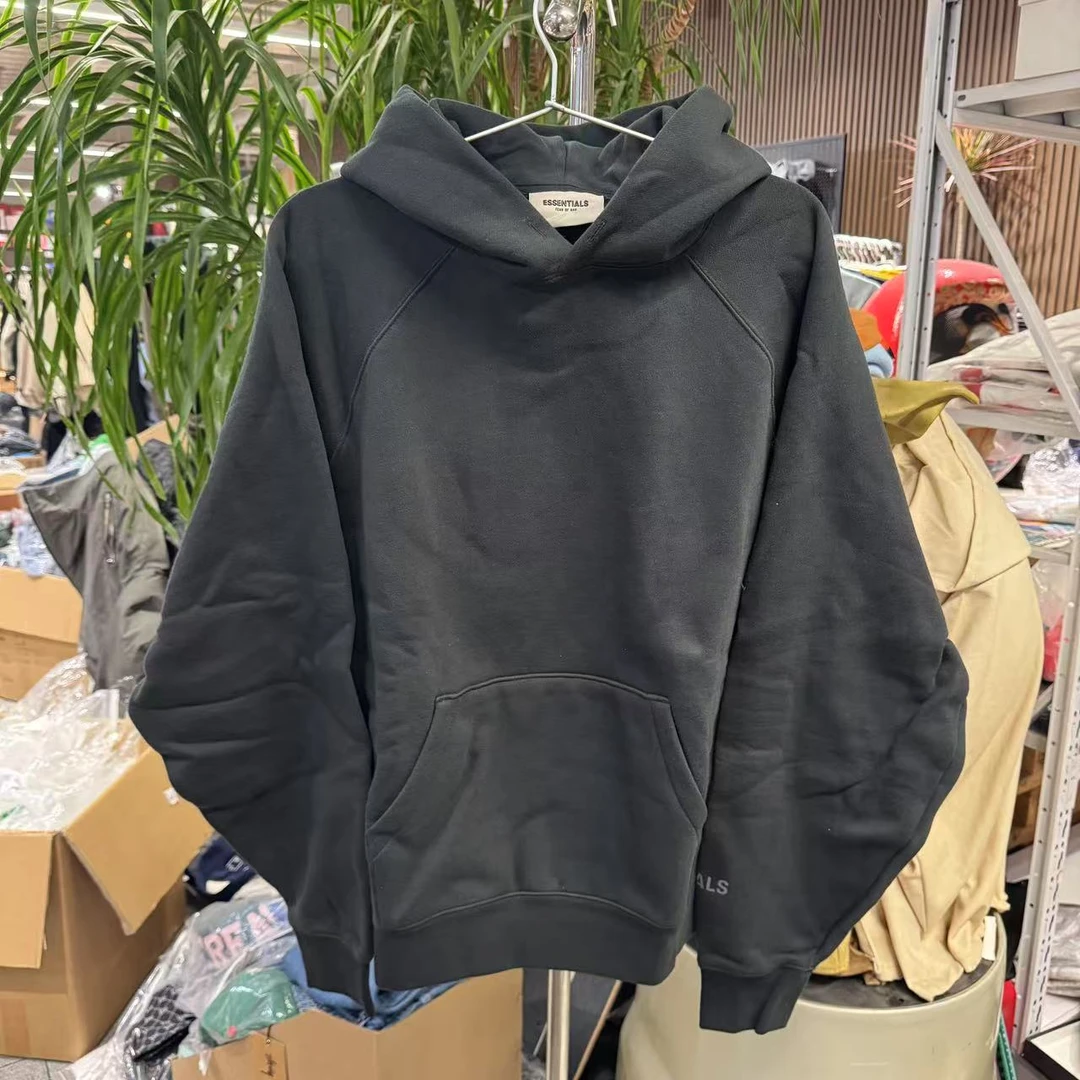 ess 黑色 小标 连帽卫衣 潮流服饰 TJ0313