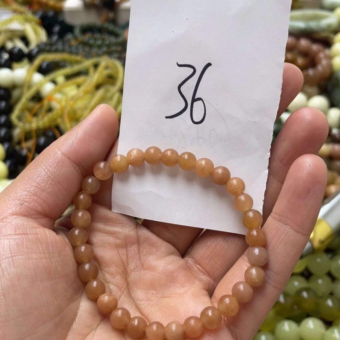 蛇纹石玉手链未镶嵌