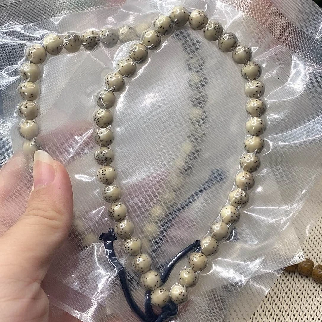 吊坠星月菩提圆珠手串8