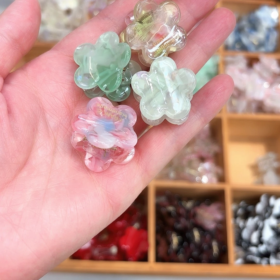 皮质铁合金4个刘海抓