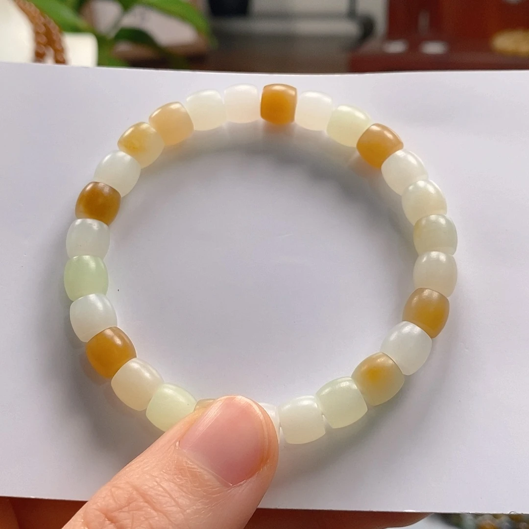 和田玉手串未镶嵌