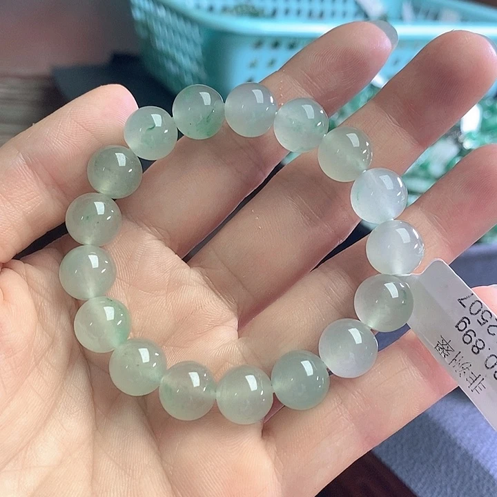 石英质玉天然非洲翠精美手串未镶嵌