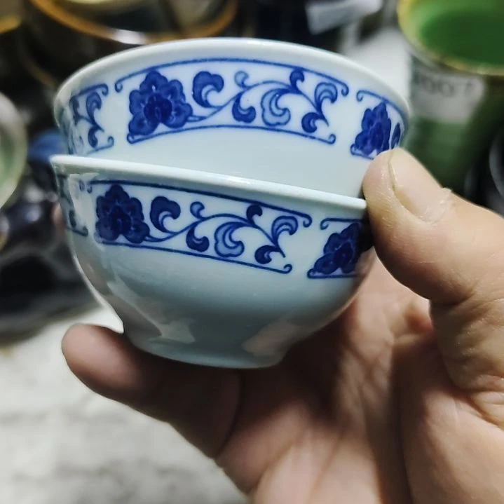瓷片瓷器，各种摆件，瓷片，囗径7厘米多点！