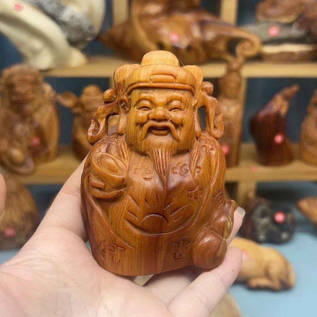 木崖柏木摆件手把件
