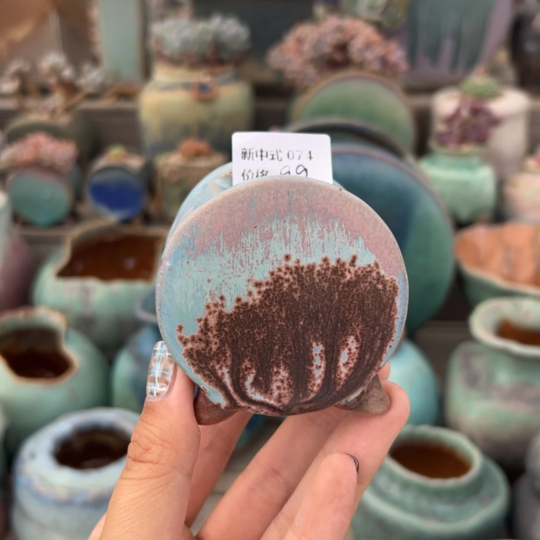 粗砂花盆茫**海1987盆新中式074