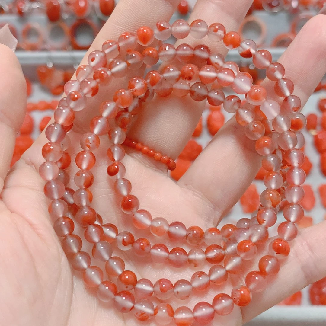 南红玛瑙手串未镶嵌