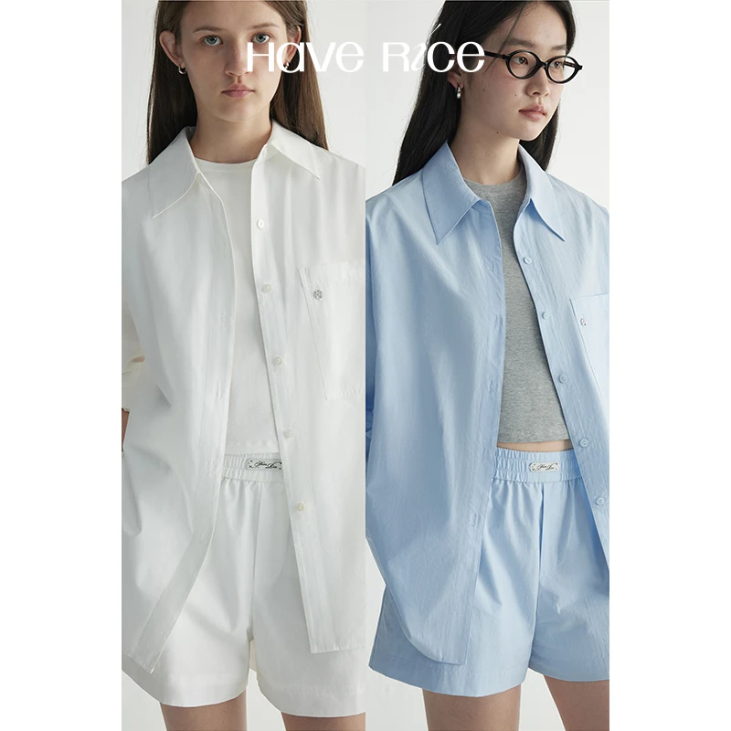 【免熨烫多色衬衫】HAVERICE饭馆 春日焦点轻松饭抗皱系列衬衫