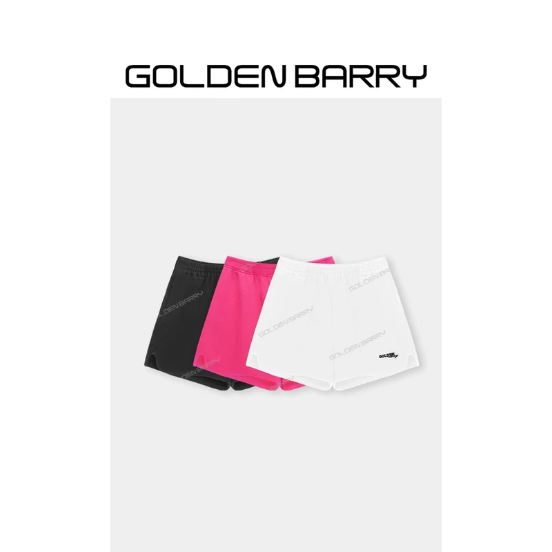 GOLDENBARRY【返季福 利】561082休闲运动百搭刺绣短裤