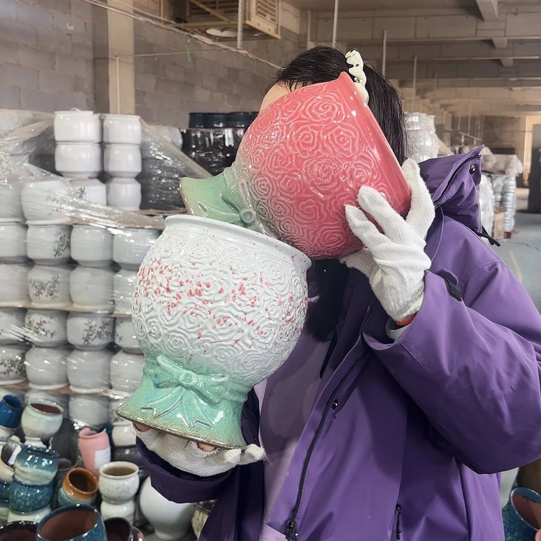 正品两个高24/18红陶