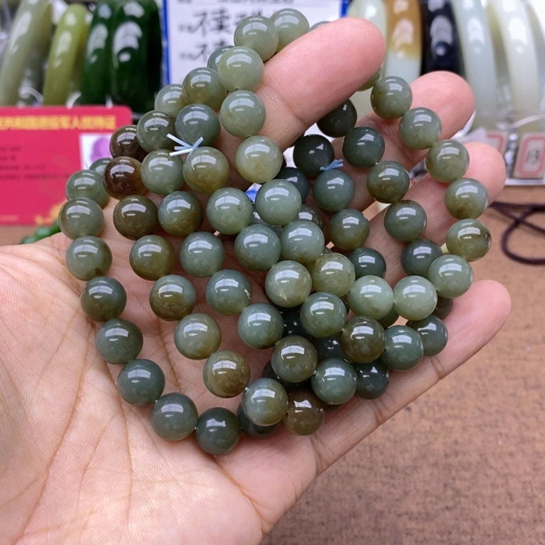 手串未镶嵌和田玉卡10