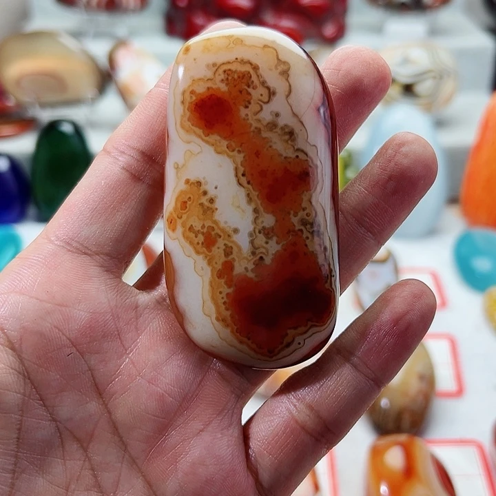 用***8玛瑙/玉髓手把未镶嵌