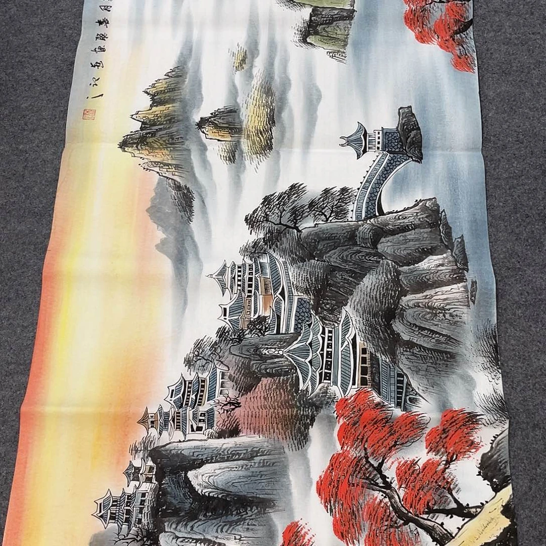 国画今天早上起来发现