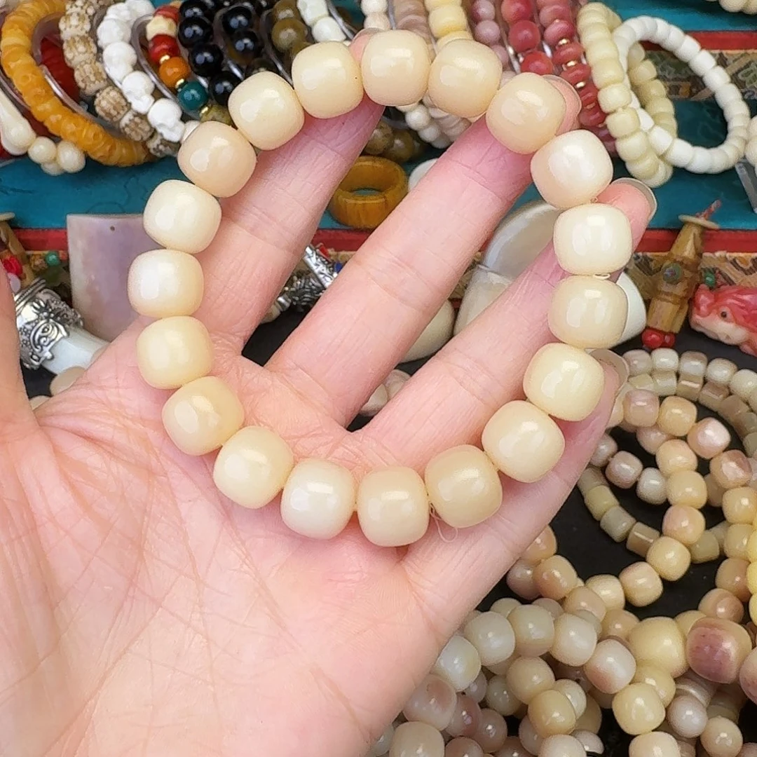 驼骨其他墨*白骆驼骨12*11老型手串