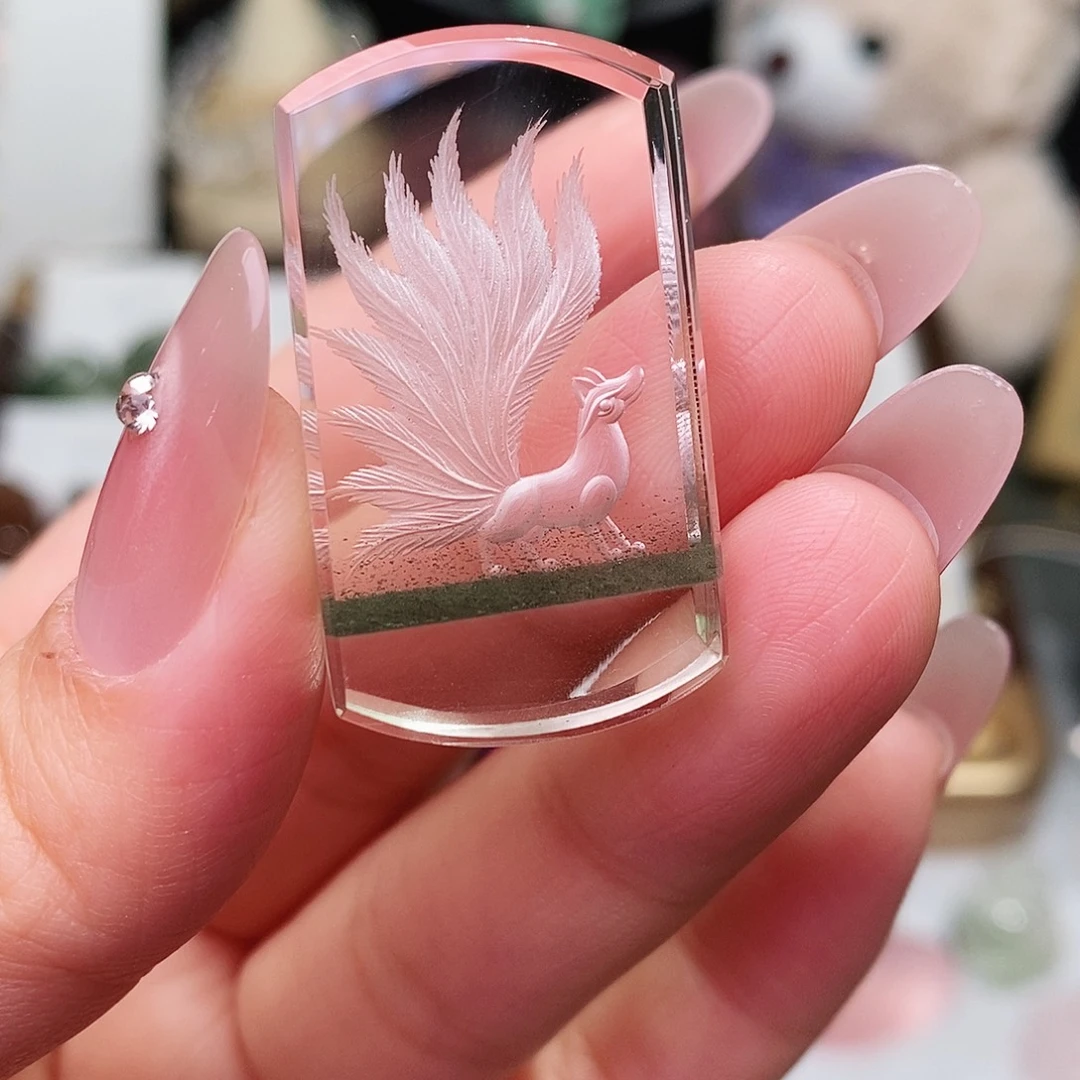 未镶嵌水晶吊坠(赠链)