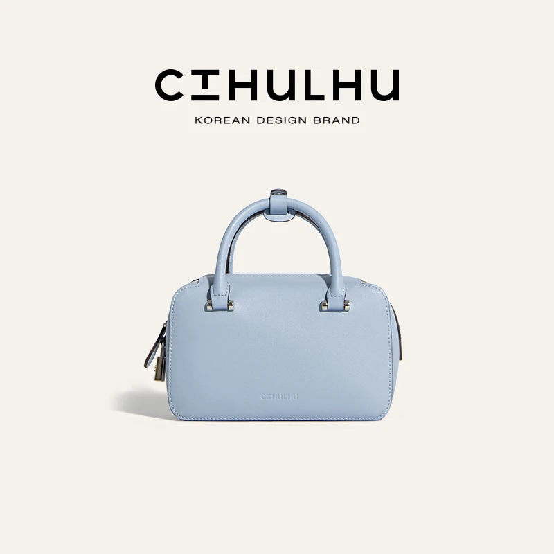 CTHULHU【Lock波士顿】CT412B195韩国小众品牌时尚简约包包WW