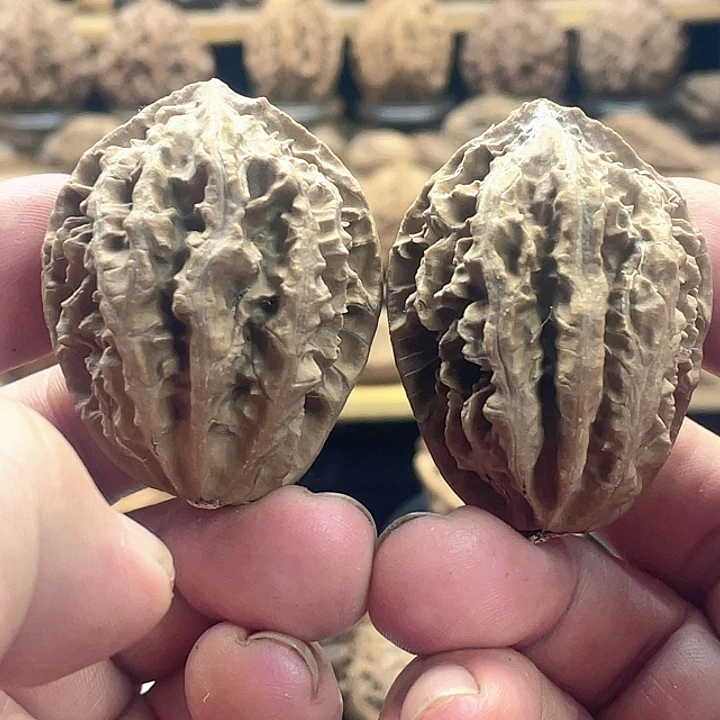 把件文玩核桃八棱核桃42