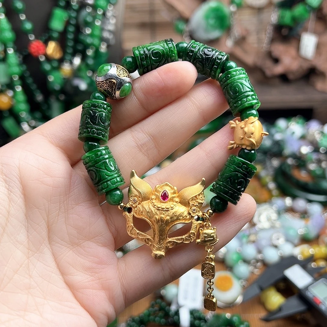 翡翠未镶嵌戒指499