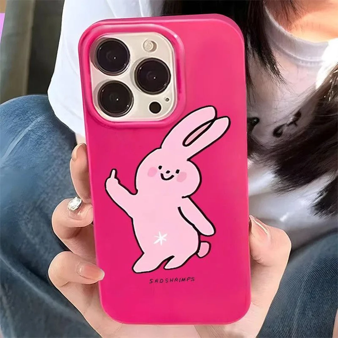 彩色果冻手机壳挂绳女生女孩手机壳适用苹果原创设计手机壳可爱款