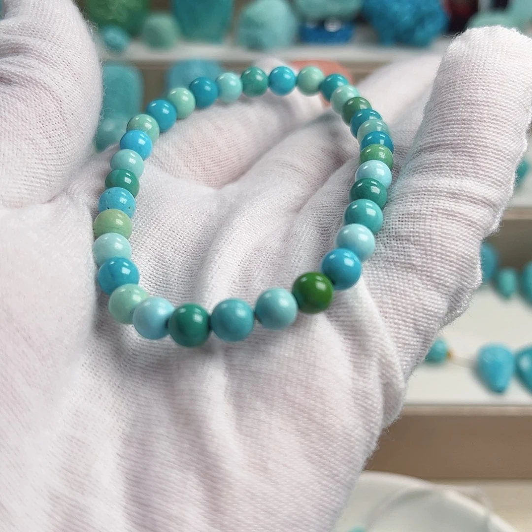 未镶嵌绿松石珠宝奇石