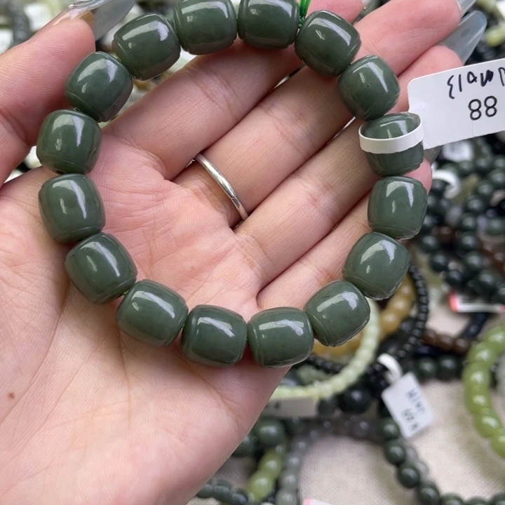 和田玉未镶嵌手链