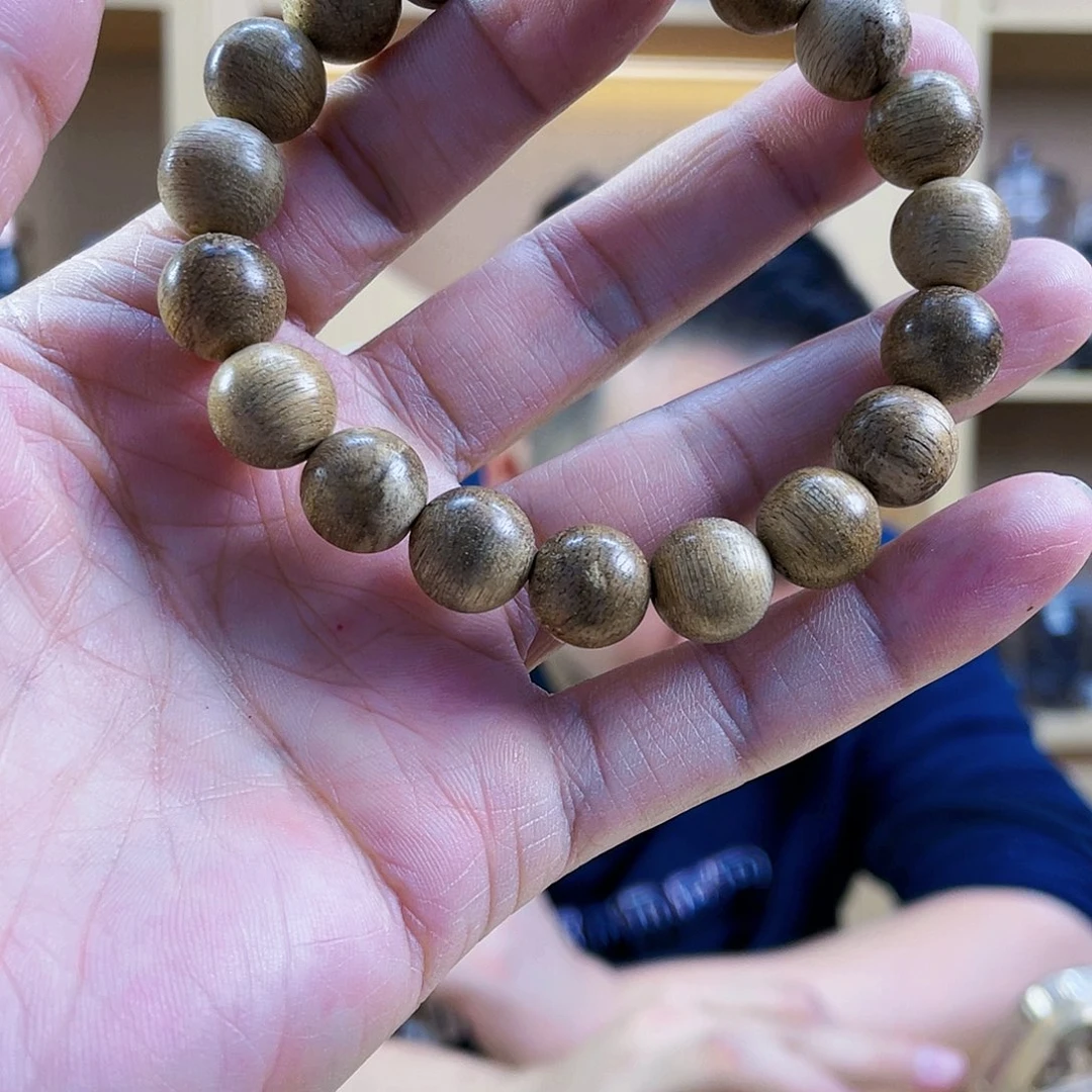 沉香碎屑沉香菩萨棋圆珠单圈1.1/8克/多样性发一