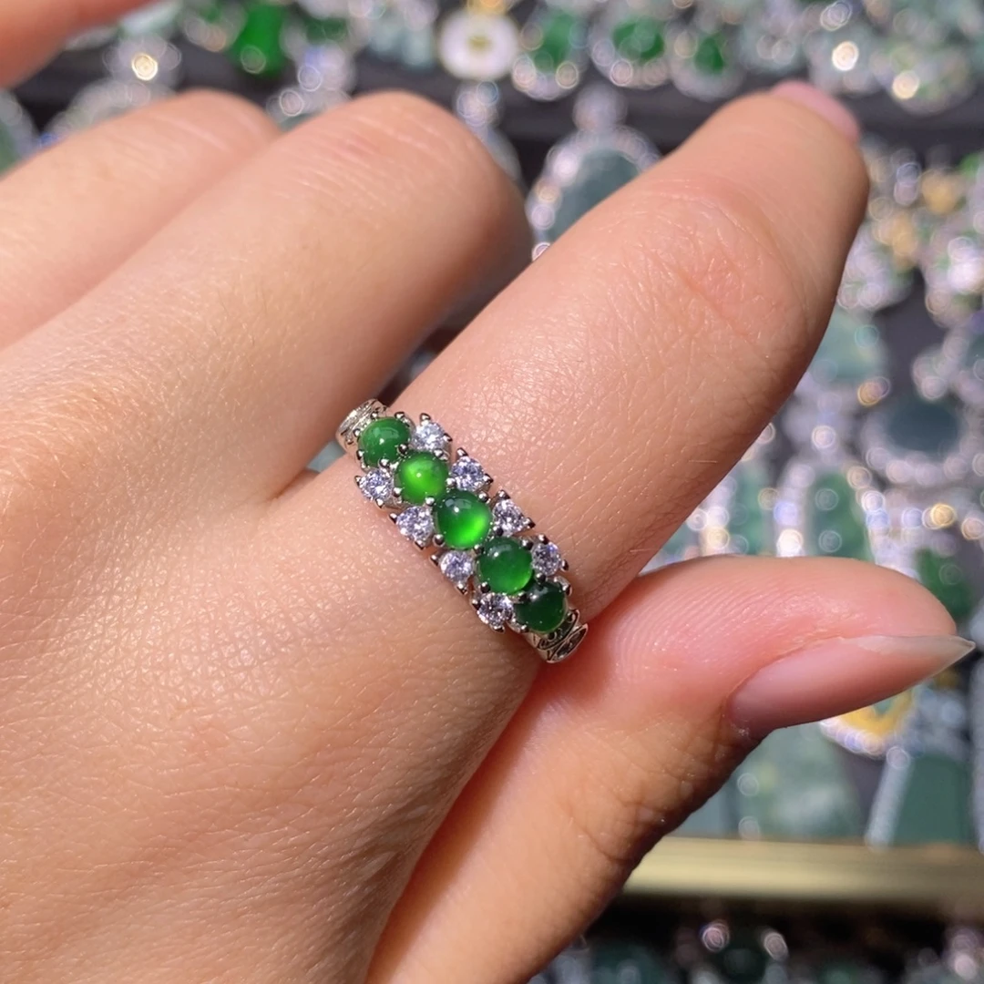 翡翠未镶嵌颈饰天然