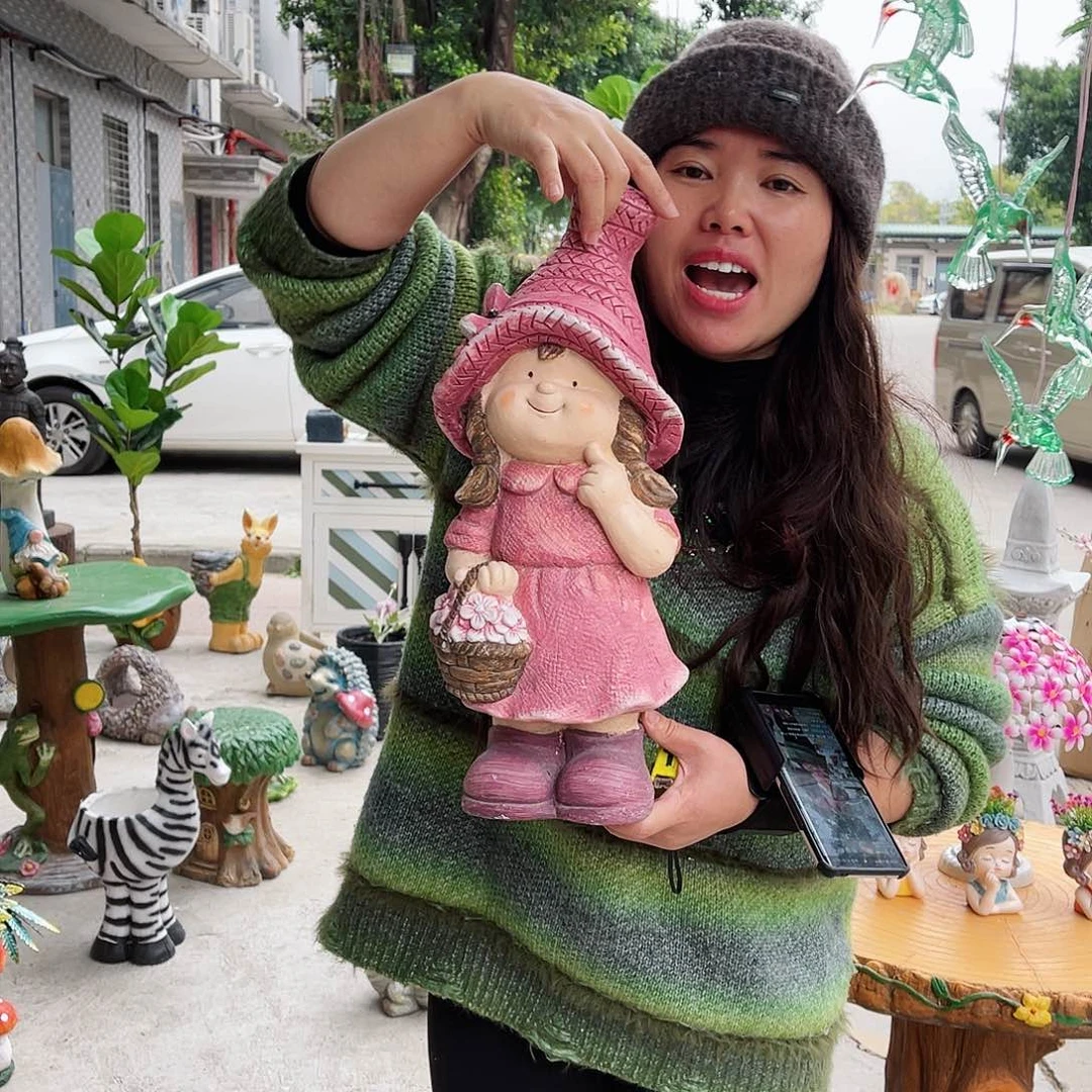 【闪购商品】无铅玻璃花园摆件&000&