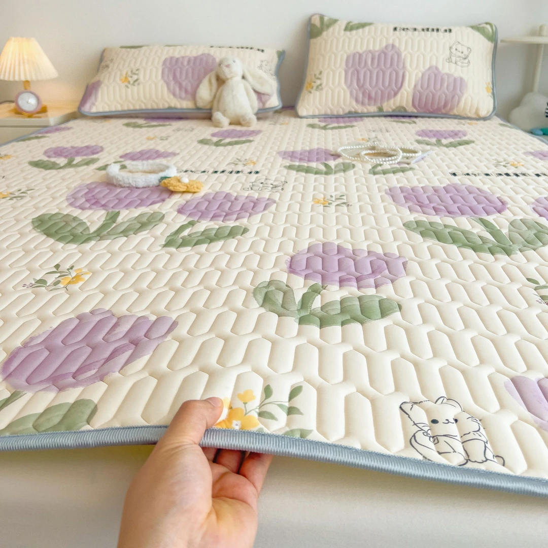 夏季凉席子乳胶凉席可机洗冰丝席夏天空调席学生宿舍单双人软席子