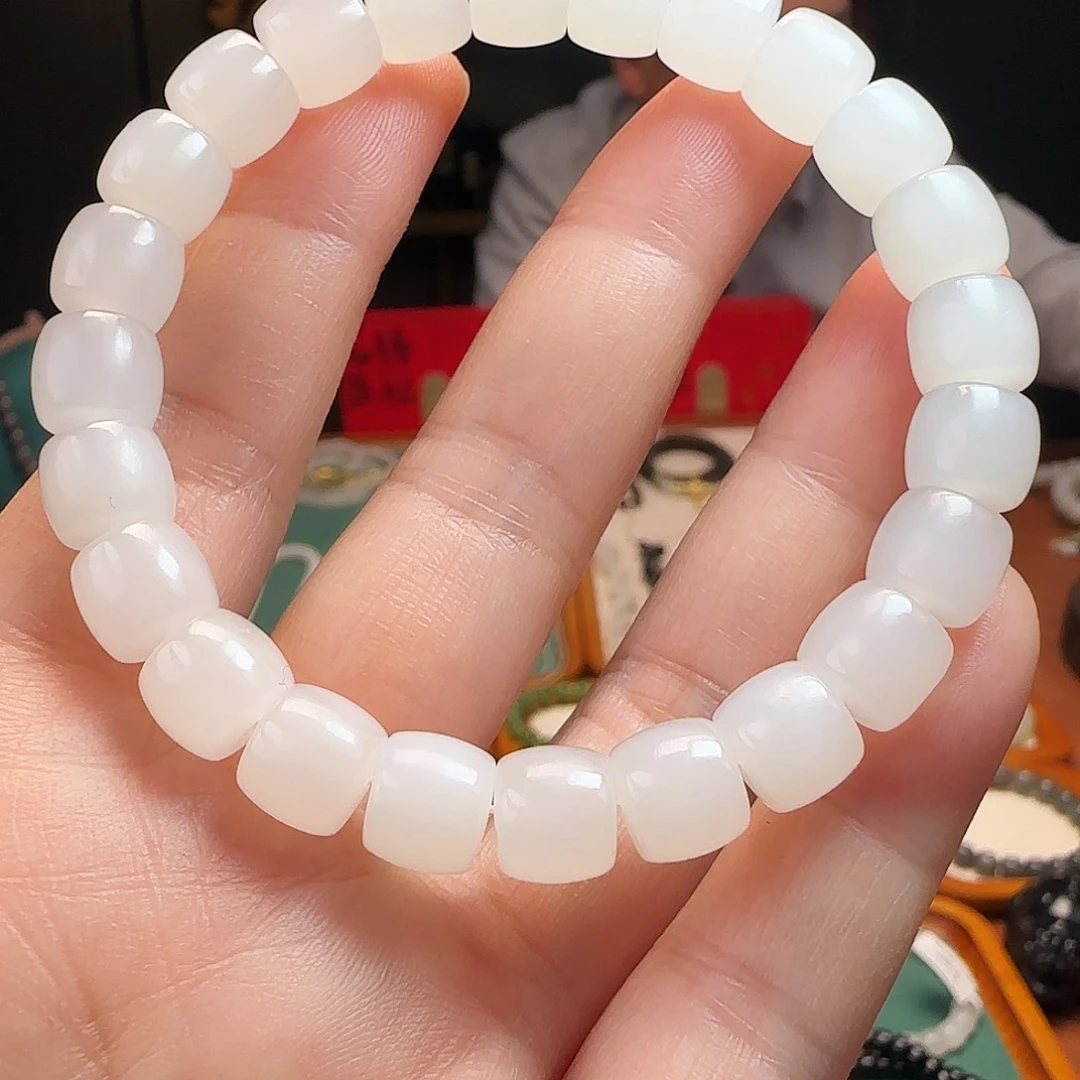 和田玉未镶嵌手链