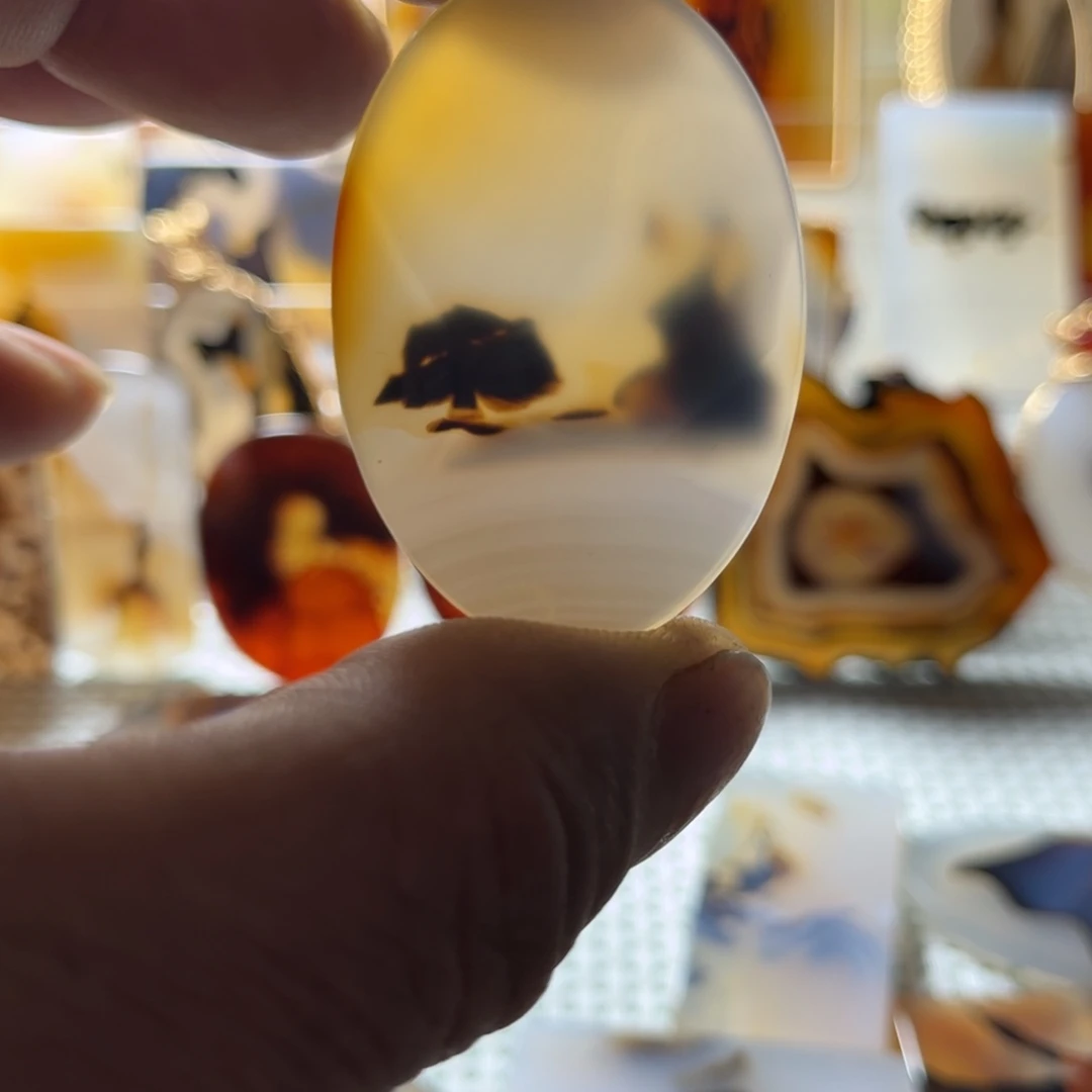 玛瑙/玉髓未镶嵌吊坠(不含链)