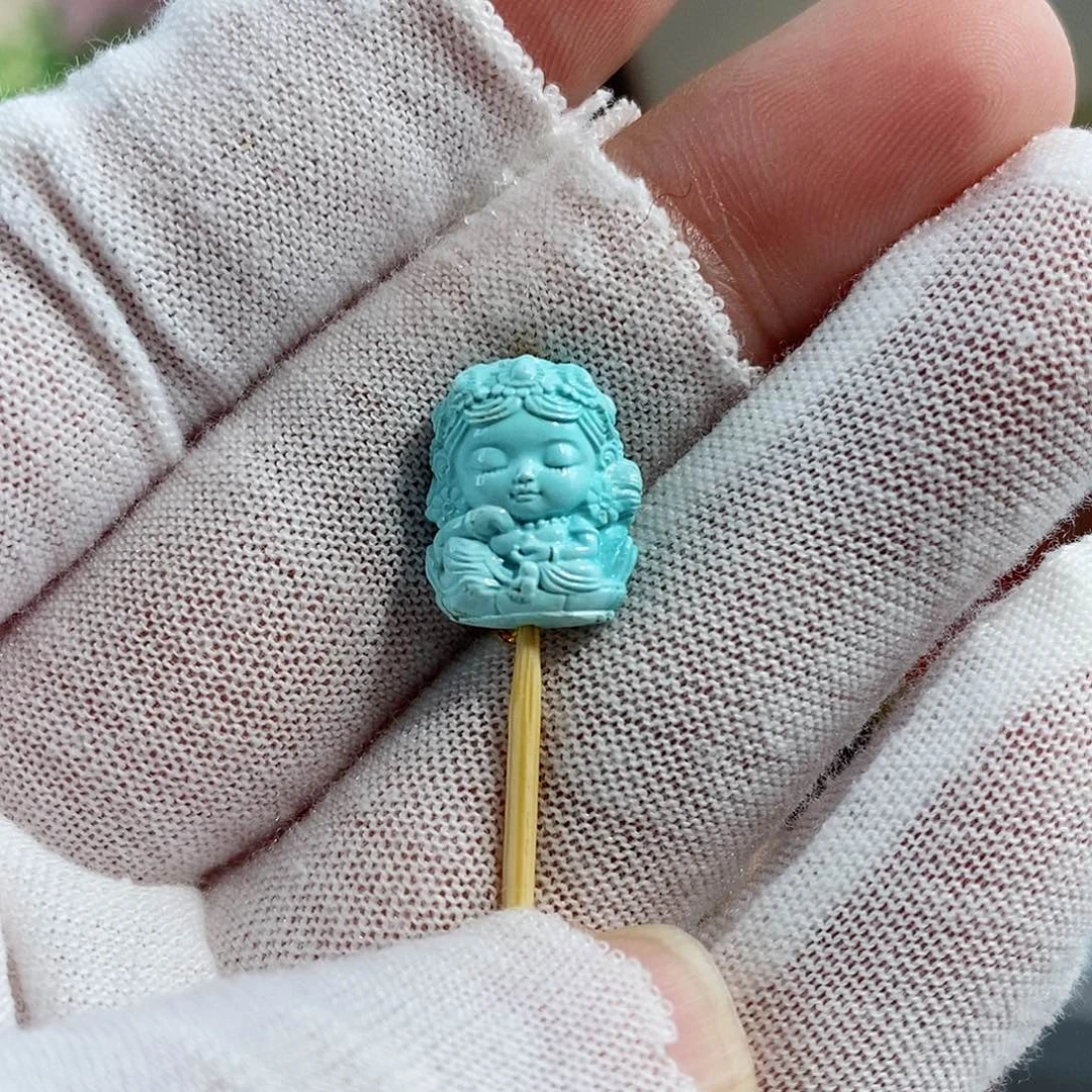 绿松石珠宝奇石未镶嵌