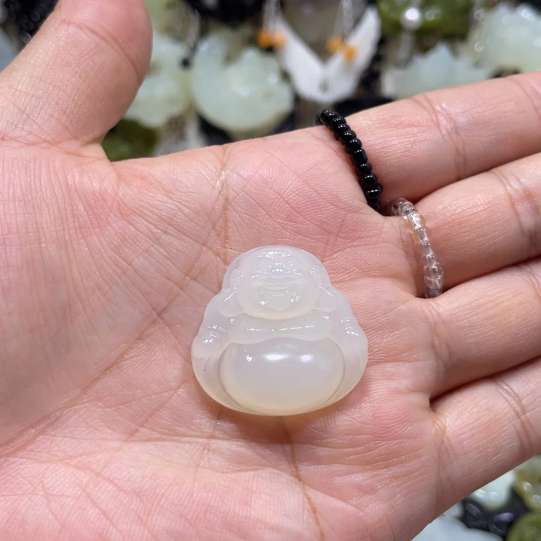 【闪购商品】岫玉颈饰未镶嵌37吊坠