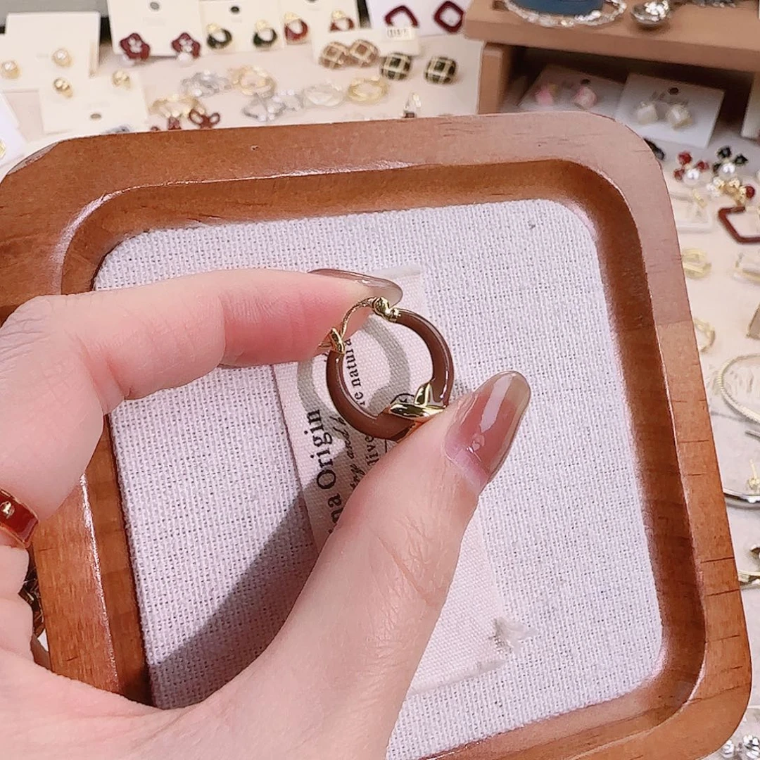 仿珍珠铜合金925银耳扣