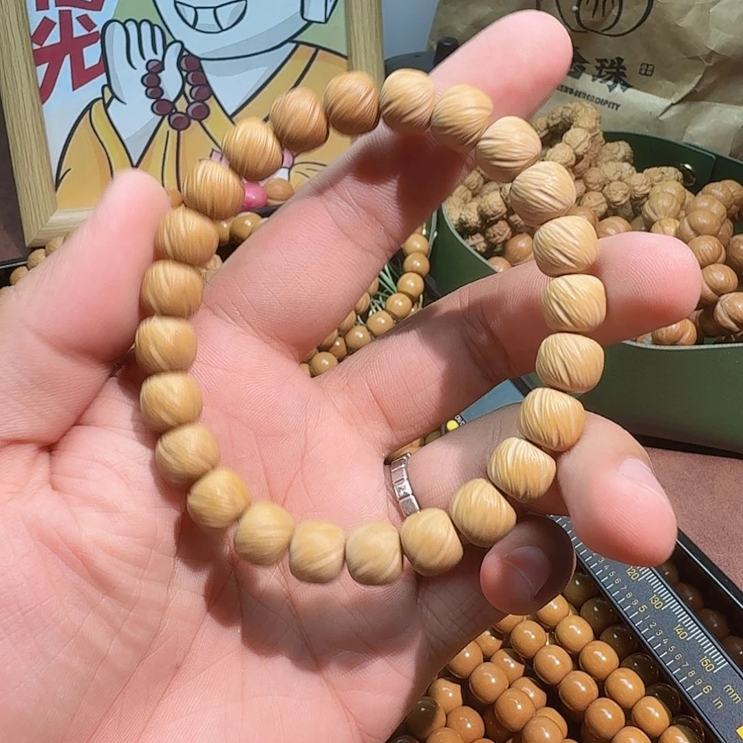 猴头核桃手串猴头云锦微瑕手串