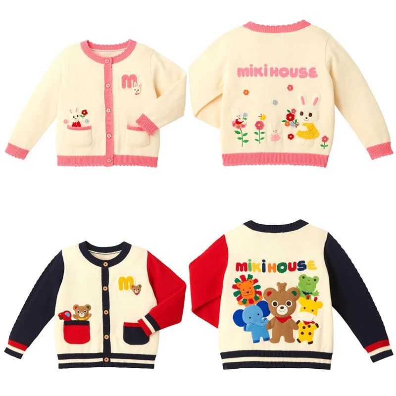 MK新款秋冬宝宝可爱毛衣开衫男女宝