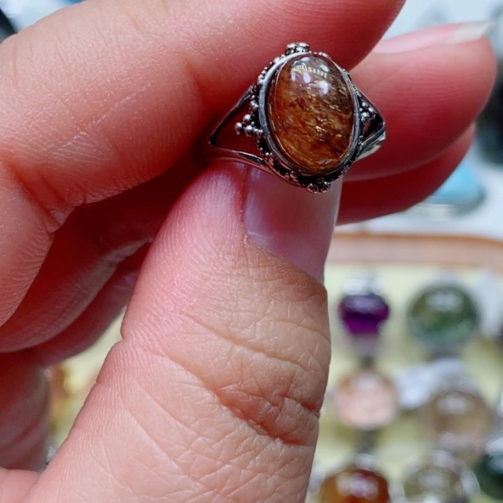 水晶戒指未镶嵌水晶