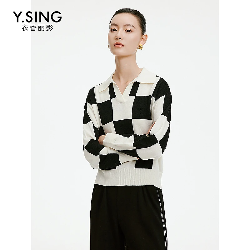 6675【女乔严选】衣香丽影新款毛针织衫YMS33309113